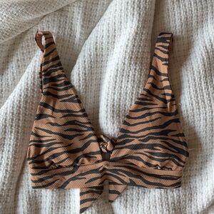 NWT Aerie Tiger Swim Top | S